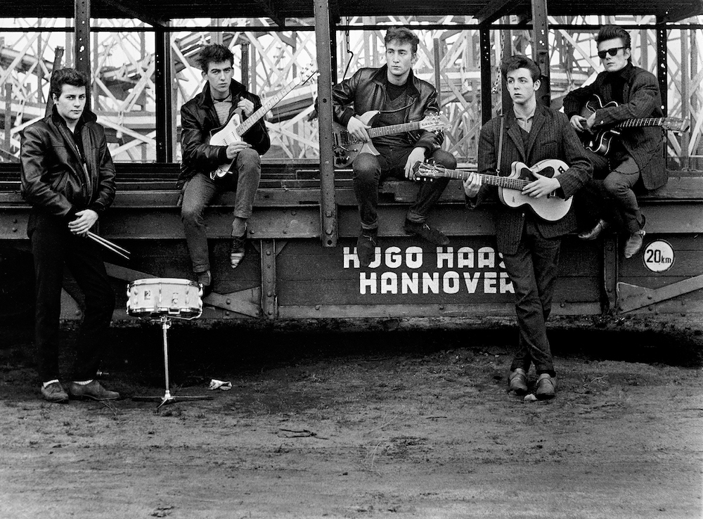 Astrid Kirchherr with the Beatles